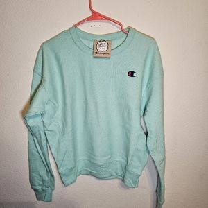 Champion Teal Blue Sweatshirt Size small